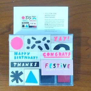 NIB Rubber Stamp Kit